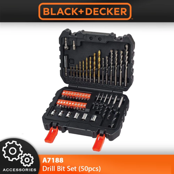 BLACK + DECKER A7188-XJ 50Pcs Drill and Screwdriver Bit Set ( A7188 )